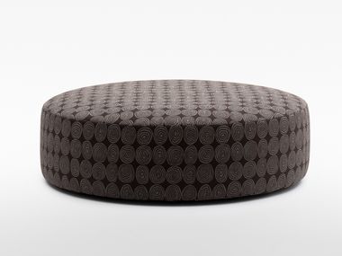 Round fabric pouf with removable lining PLANET Verzelloni
