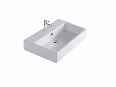 Lavabo rettangolare in ceramica PLUS DESIGN 60 | Lavabo