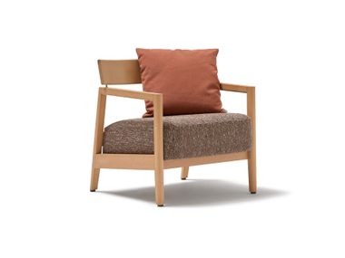 Poltrona da giardino in TechTeak con braccioli KUBIK POINT