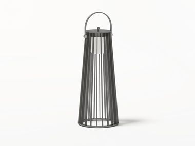 Powder coated aluminium lantern ZUMA L POINT