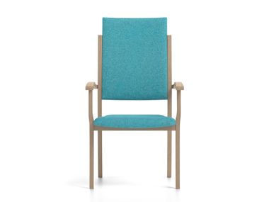 Stackable high-back fabric chair POLKA - HEALTH & CARE PIAVAL