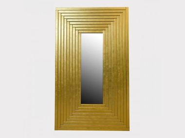 Specchio in vetro di Murano con cornice da parete PRESTIGE ORO Sogni Di Cristallo