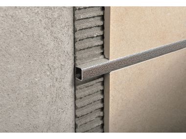 PROLISTEL ACC Glossy steel edge profile for walls By PROGRESS PROFILES