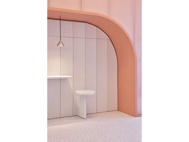 Cement boiserie / stool POSA CHAIR PULKRA