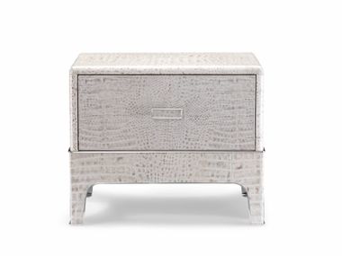 Comodino rettangolare rivestito in pelle con cassetto APT-552A Pablo Now