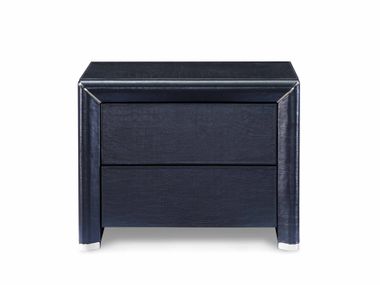 Comodino rettangolare rivestito in pelle con cassetti APT-610A Pablo Now