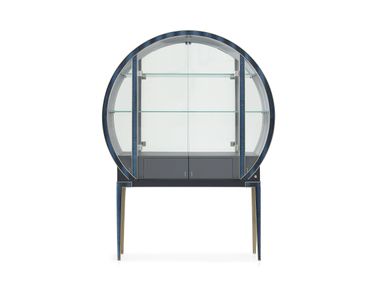 Leather and glass display cabinet APTA-3033 Pablo Now