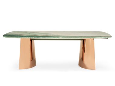 Rectangular stainless steel dining table APTD-2887 Pablo Now