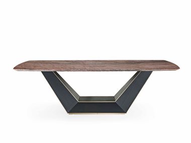 Rectangular leather dining table APTD-3016 Pablo Now