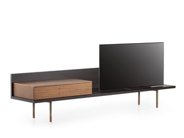 Mobile TV in legno massello PLANK Pacini & Cappellini