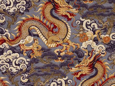 Viscose fabric DRAGON Palazzo Fabric