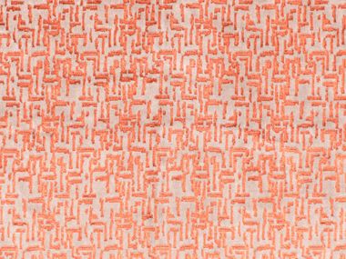 Polyester fabric with graphic pattern NERO Palazzo Fabric