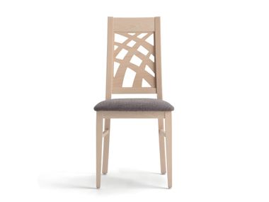 Silla de haya con asiento acolchado CARMEN 490D.i2 Palma