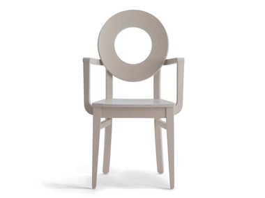Silla de haya con brazos DEA 47UP.m2 Palma