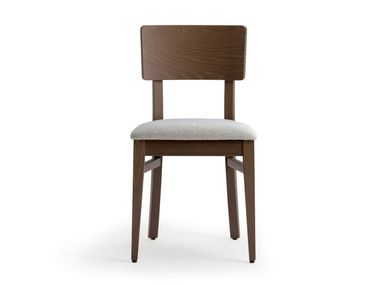 Silla de haya con asiento acolchado RETRÒ 47K.i2 Palma