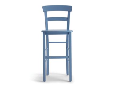 High beech stool with back ROMA 42LJ.i2 Palma