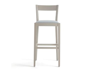 High beech stool with padded seat SILLA 472AI.i1 Palma