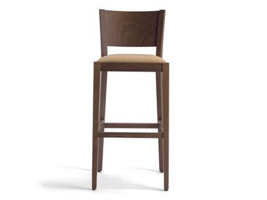 High beech stool with padded seat SOKO 472D.i1 Palma
