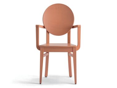 Silla medallón de haya WOODY 49WP.m2 Palma