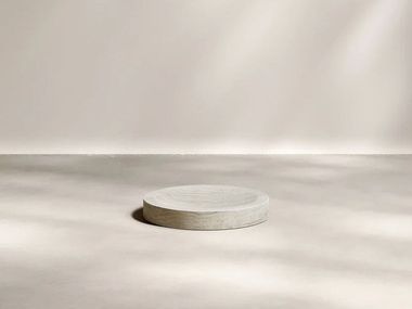 Runder Ablageschale aus Naturstein LEVITATION Paloma Editions