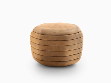 paolazani, GALEATA Pouf rotondo in tessuto