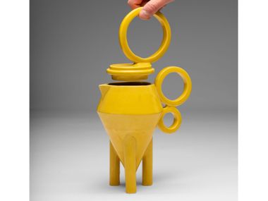Ceramic coffee jug IPERBOLE Paolo Santangelo