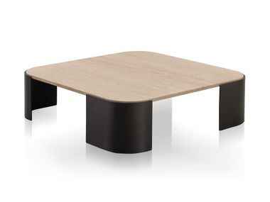 Square natural stone central coffee table HORIZON Papadatos