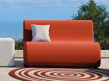 Divano da giardino in Batyline® a 2 posti AURA Papatya