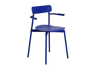 Sedia in alluminio verniciato a polvere con braccioli FROMME BRIDGE Petite Friture