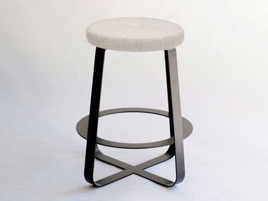 Tabouret haut en tissu avec assise rembourrée PRIMI Phase Design