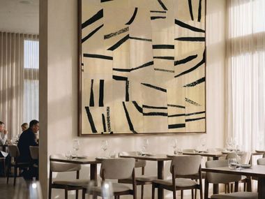 Nonwoven wallpaper ABSTRACT GRID II Photowall