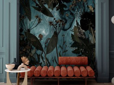 Nonwoven wallpaper with floral pattern FLORA Photowall