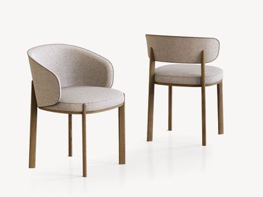 Silla tapizada de tela COSTA Pianca