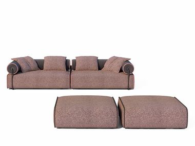 Canapé double-face modulable en tissu LEVANTE Pianca