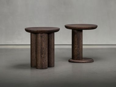 Mesa de apoio alta de madeira OLLE Piet Boon