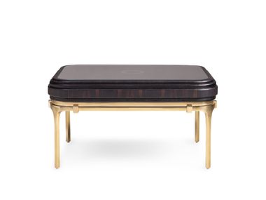 Square ebony coffee table for living room CIRCUM Pieter Adam