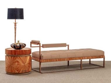 Gepolsterte Chaiselongue aus Leder COLLEC(T)ABLE FPA 534 Pieter Adam