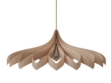 Luminária pendente feita à mão de bétula DAISY PENDANT L Pilke
