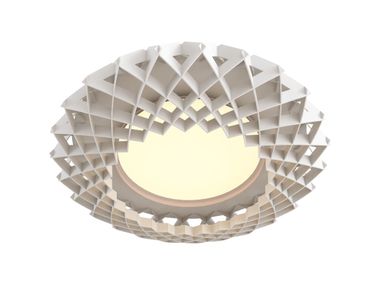 Handmade birch ceiling light SIGNATURE PLAFOND 45 Pilke