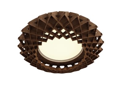 Handmade birch ceiling light SIGNATURE PLAFOND 65 Pilke