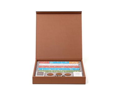 Table-top leather game POKER SET Pinetti