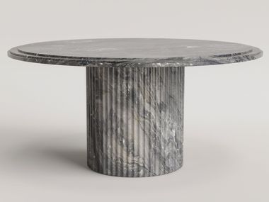 Round Arabescato marble dining table AURA Pistore Marmi