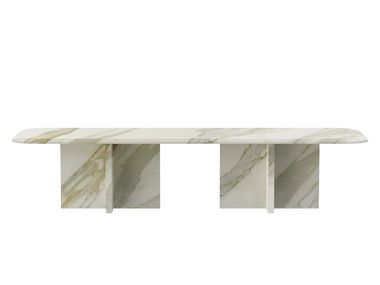 Calacatta Oro marble dining table IMPERIUM Pistore Marmi