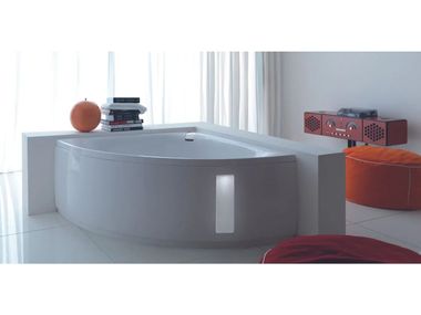 Hydromassage corner bathtub MERCURY Piùesse