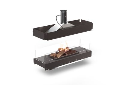 Chimenea empotrada de metal de bioetanol FORMA Planika