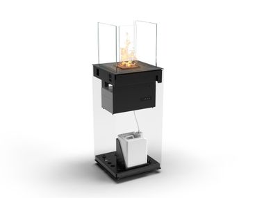 Chimenea exterior de pie de Dekton® de bioetanol PORTO CORE Planika