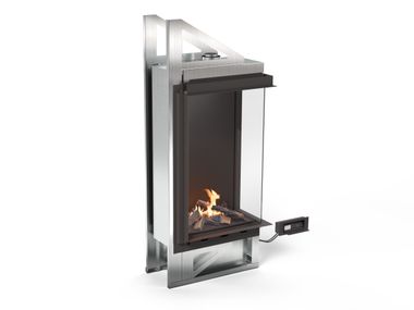 Chimenea cerrada de esquina de bioetanol VITRO Planika
