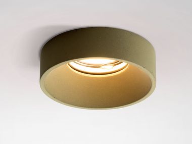 Faretto rotondo a LED in cemento TEO Plato Design