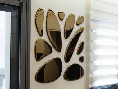 Oggetto decorativo da parete in vetro 11 DROPS PlusObject