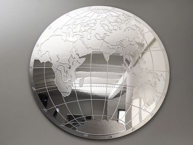 Oggetto decorativo da parete in vetro HEMISPHERE PlusObject